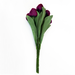 искусственные цветы букет тюльпанов цвета фиолетовый 7