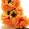 искусственные цветы ветка хризантем цвета оранжевый 2