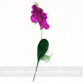 искусственные цветы ветка орхидей цвета фиолетовый 7